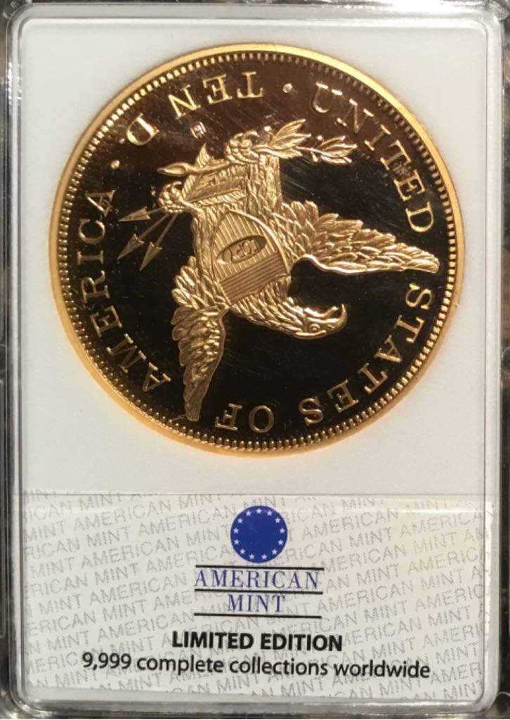 Historical Gold Eagle Replica Archival Collection  coin collectible - Main Image 2