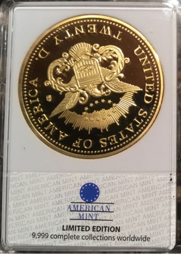 Historical Gold Eagle Replica Archival Collection  coin collectible - Main Image 2