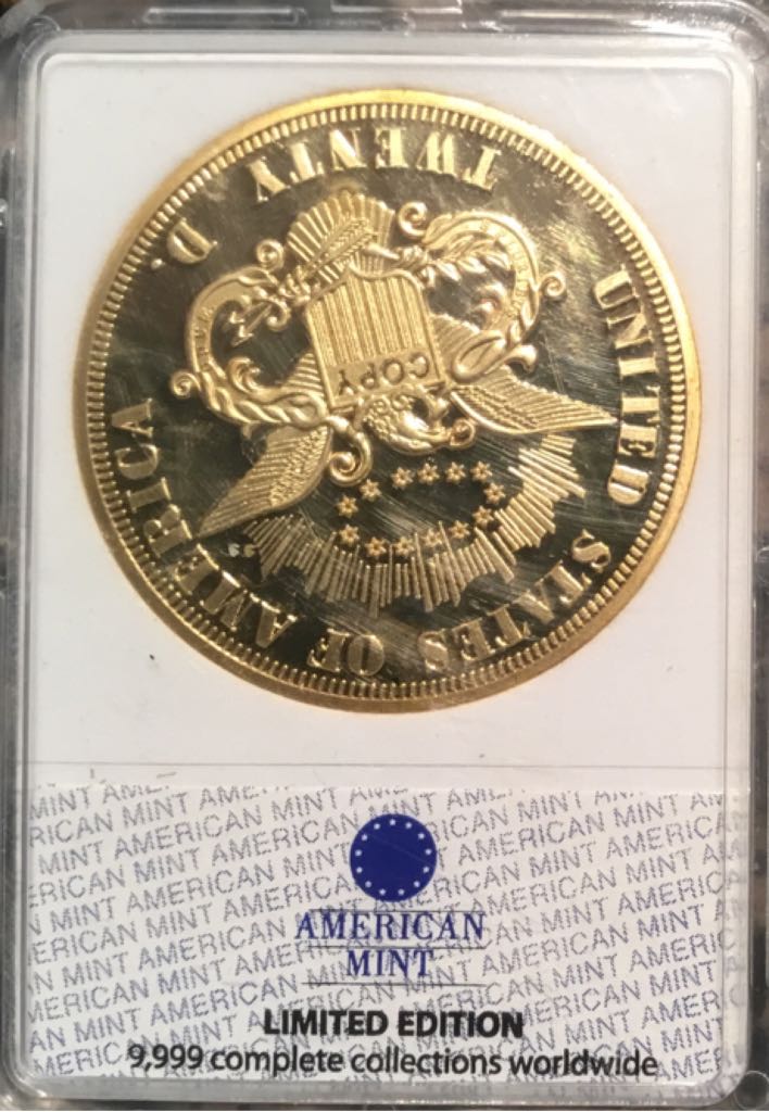 Historical Gold Eagle Replica Archival Collection coin collectible - Main Image 2
