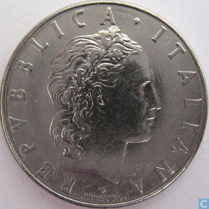 1-Italy 50 Lire, 1974  coin collectible - Main Image 2