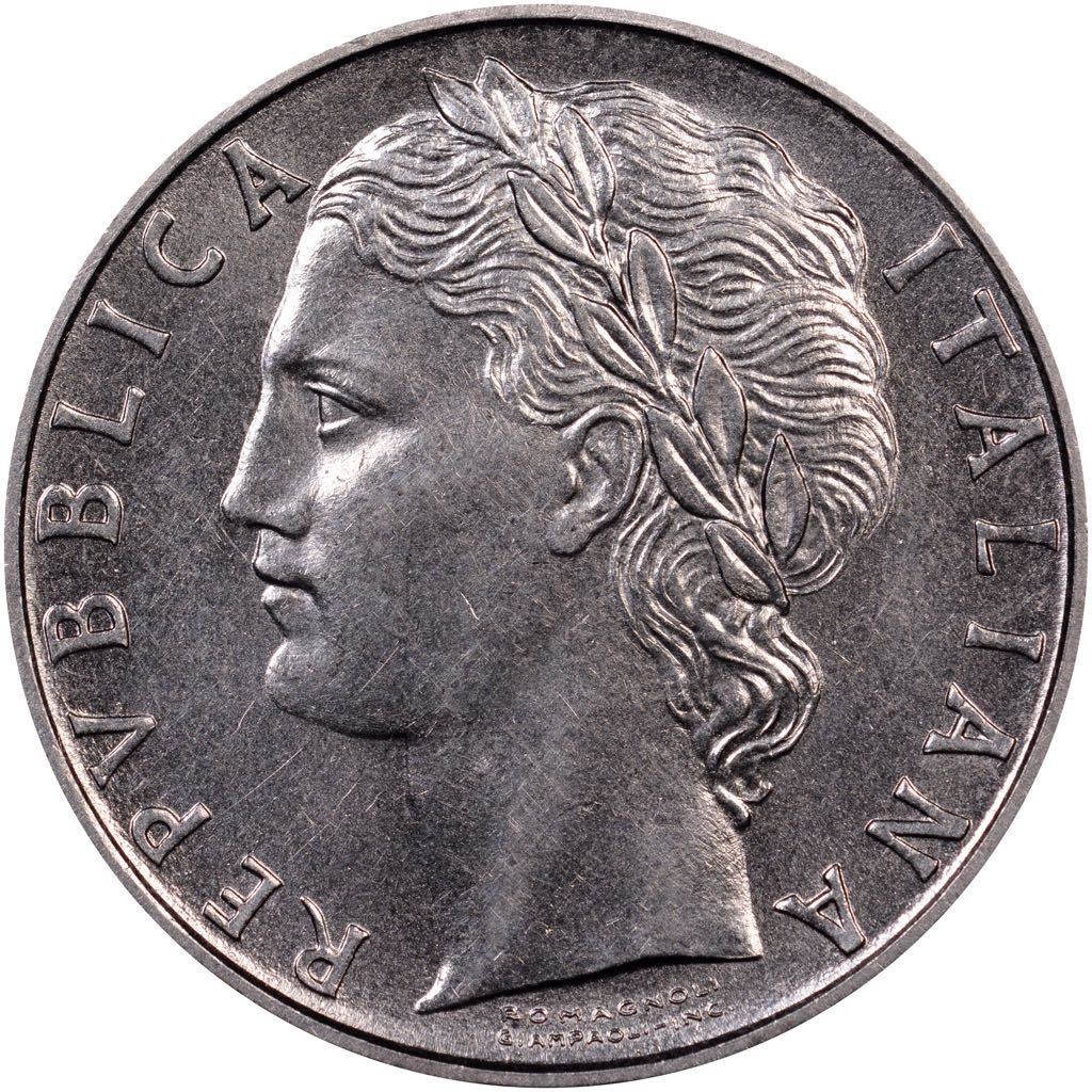 1-Italy 100 Lire, 1957  coin collectible - Main Image 2