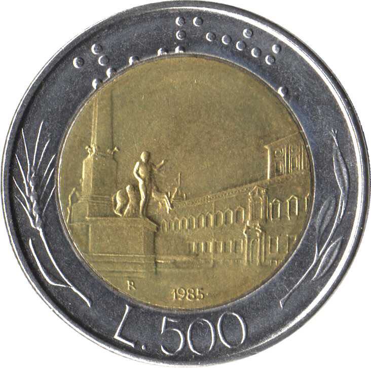 1-Italy 500 Lire, 1991 coin collectible - Main Image 1