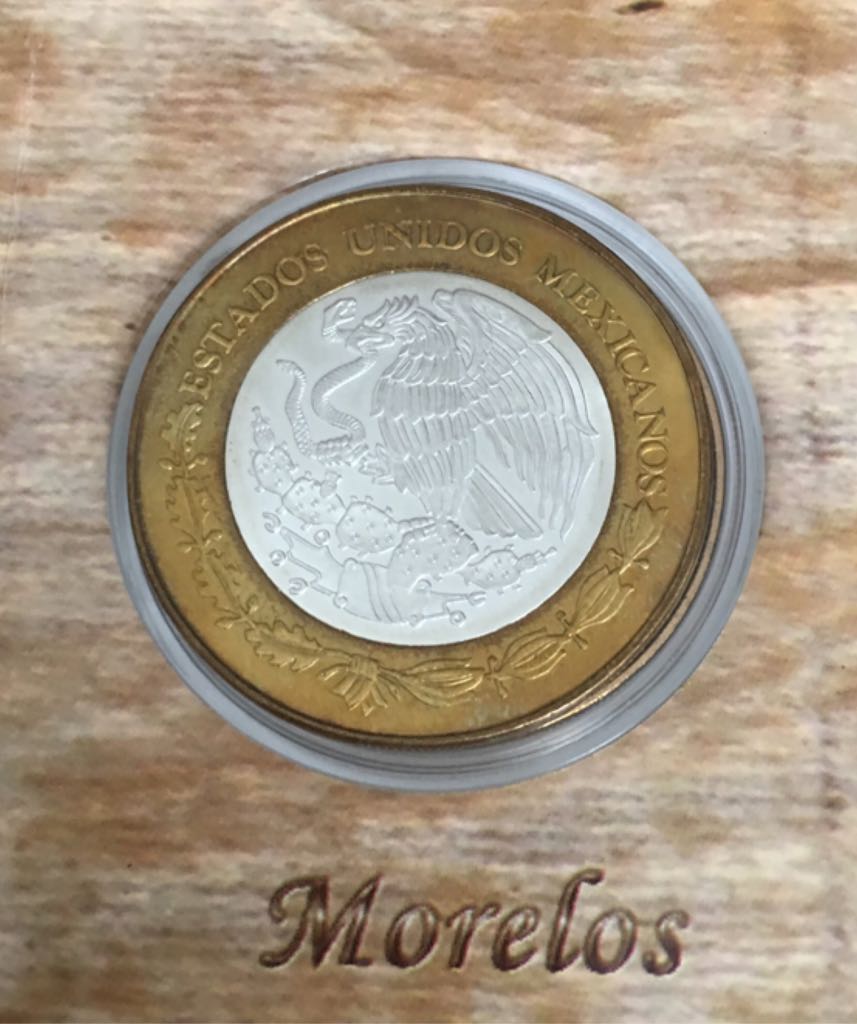 Moneda De 100 Pesos Morelos Etapa I  coin collectible - Main Image 2