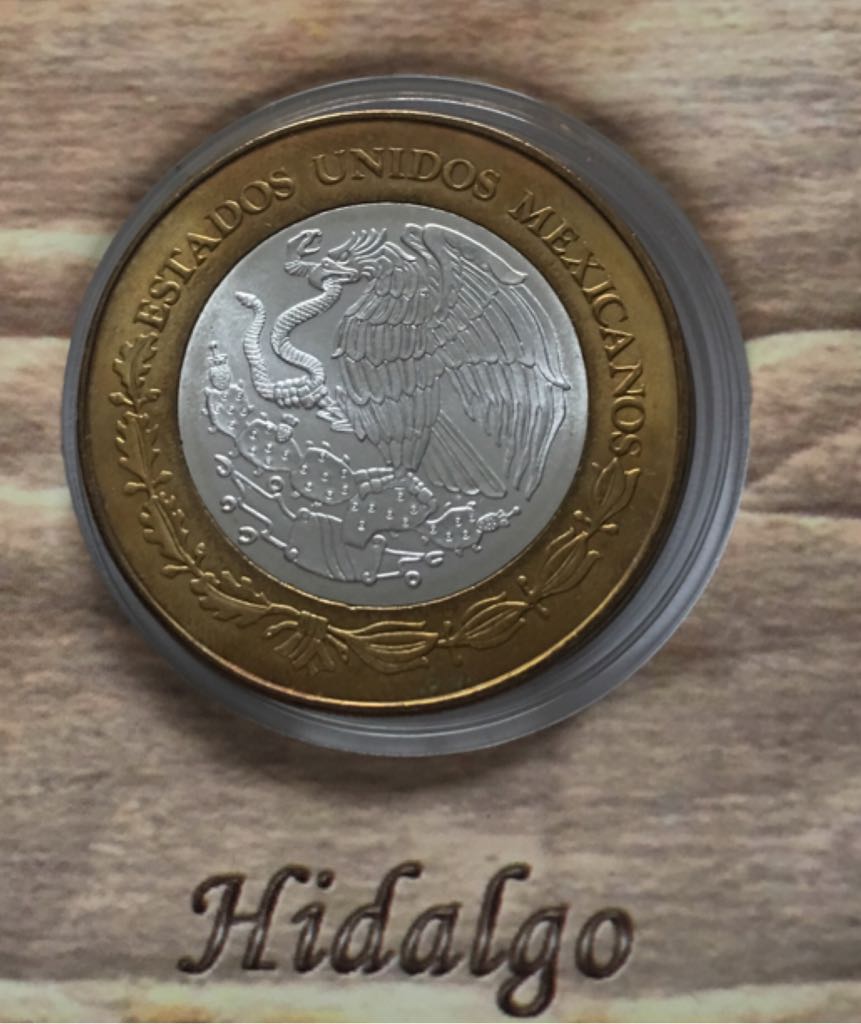 Moneda De 100 Pesos Hidalgo Etapa I  coin collectible - Main Image 2