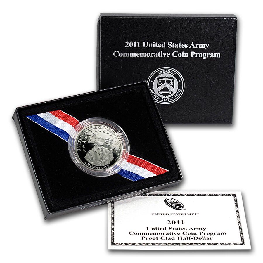 2011 Us Army 1/2 Silver  coin collectible - Main Image 2