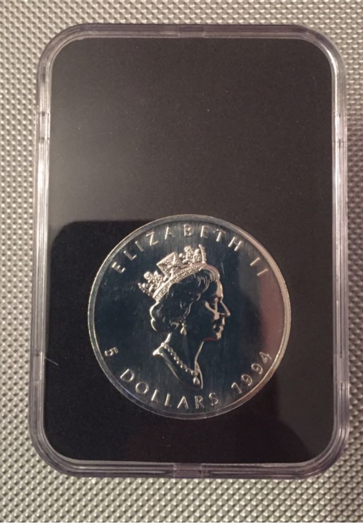 1994 1oz Maple   coin collectible - Main Image 2