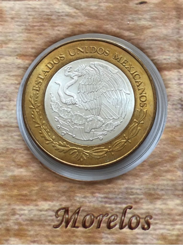 Moneda De 100 Pesos Morelos Etapa II  coin collectible - Main Image 2