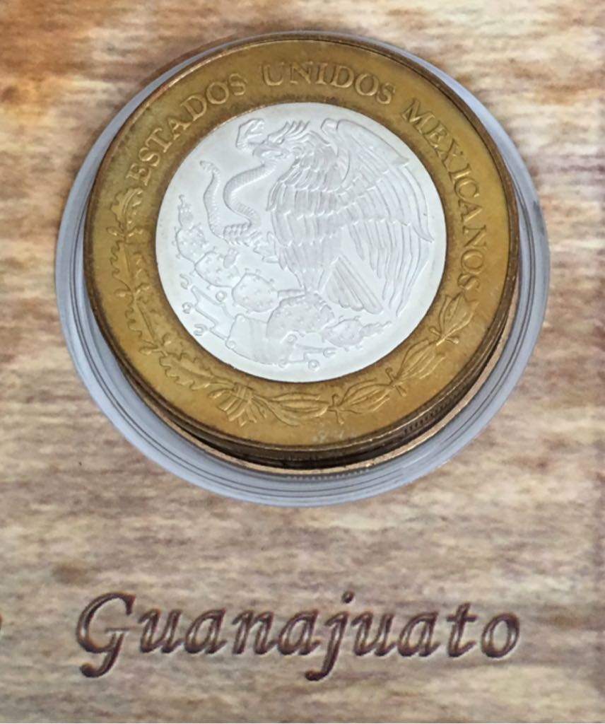 Moneda De 100 Pesos Guanajuato Etapa II  coin collectible - Main Image 2