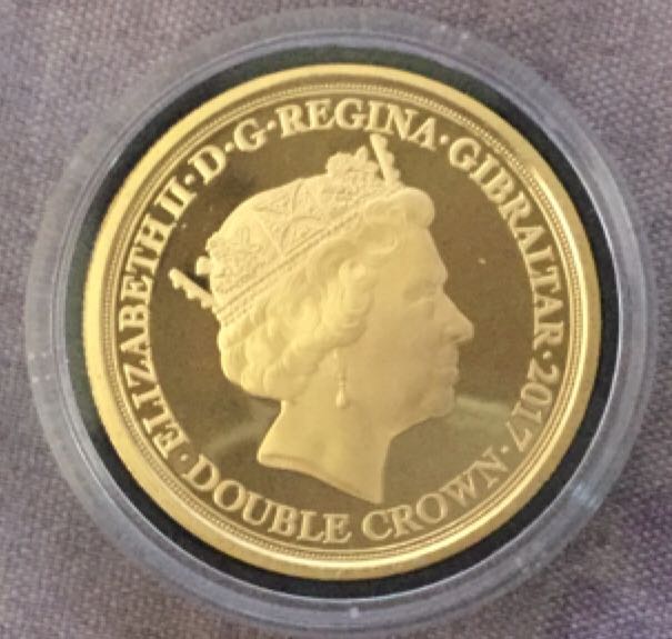 Elizabeth II: Lone Soldier Gold Double Crown Coin  coin collectible - Main Image 2