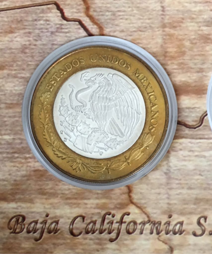 Moneda De 100 Pesos Baja California Sur  coin collectible - Main Image 2