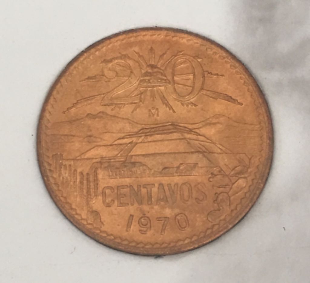 .2 Centavos ( Cuadro 1970 ) coin collectible - Main Image 1