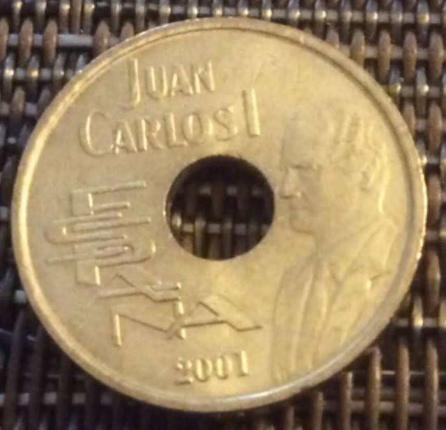 Spain 25 Pesetas  coin collectible - Main Image 2