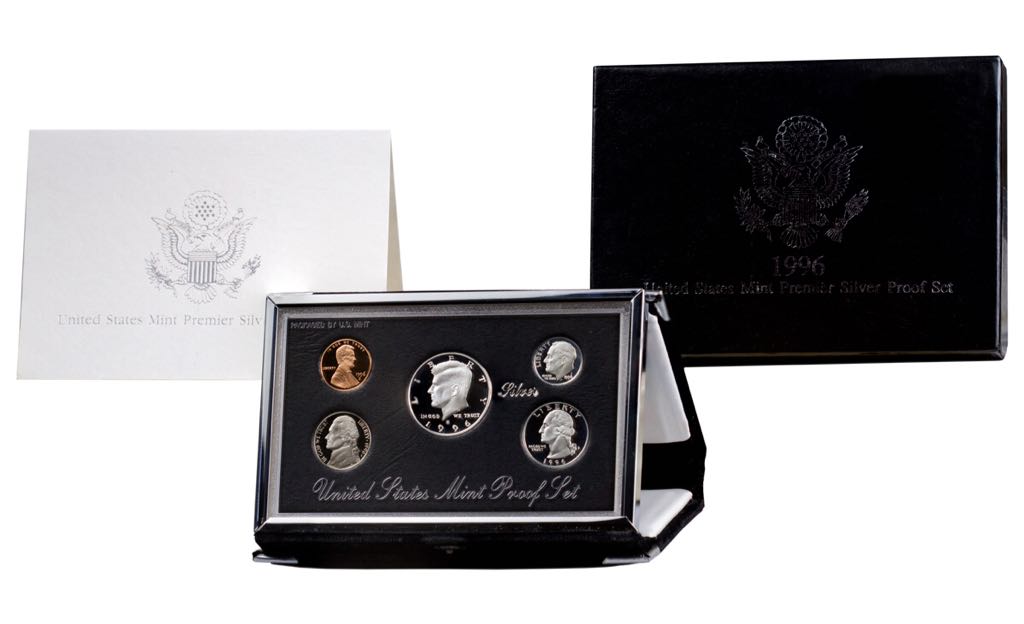 1996 Premier Silver Proof Set  coin collectible - Main Image 2