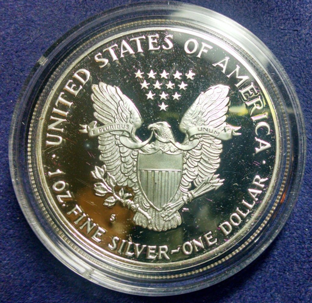 Silver Eagle 1987 S  coin collectible - Main Image 2