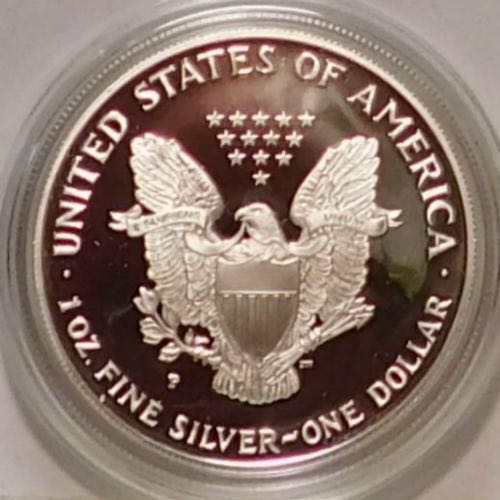 Silver Eagle 1996 P  coin collectible - Main Image 2