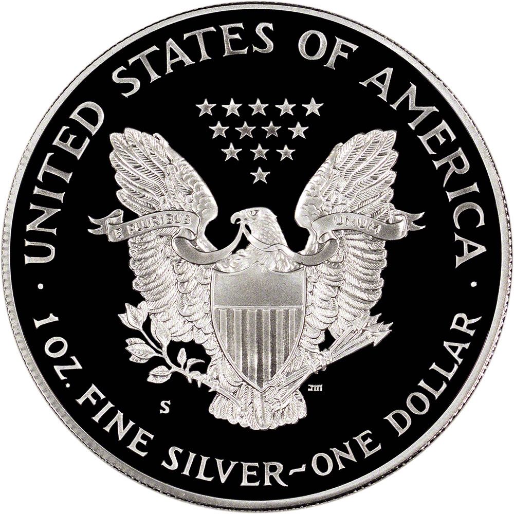 Silver Eagle 1988 S  coin collectible - Main Image 2