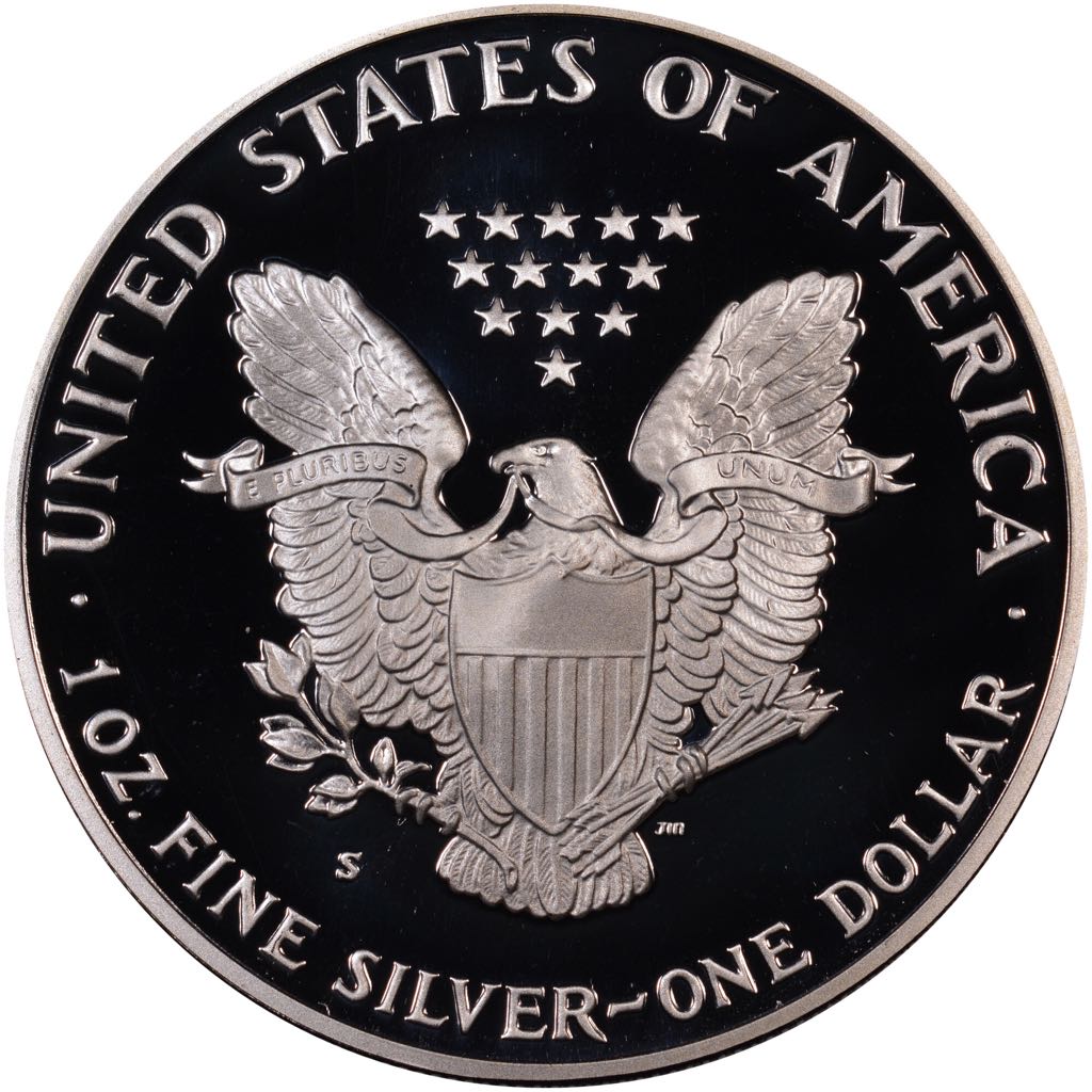 Silver Eagle 1992 S  coin collectible - Main Image 2