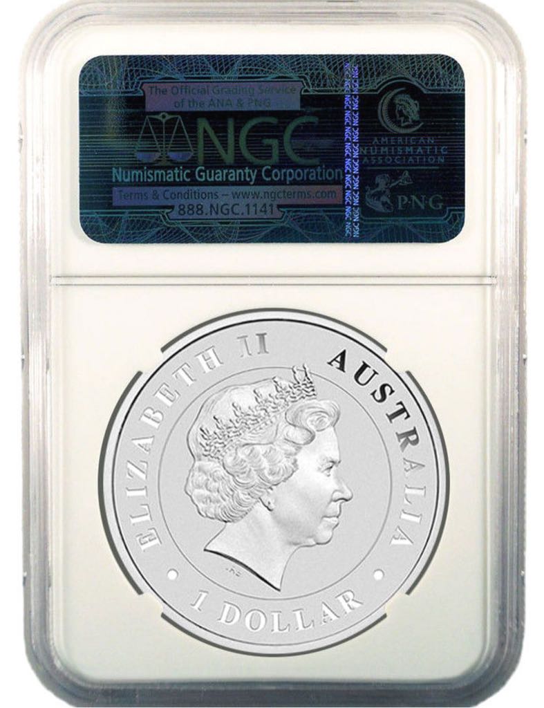 Australian Saltwater Crocodile Silver Coin  coin collectible - Main Image 2