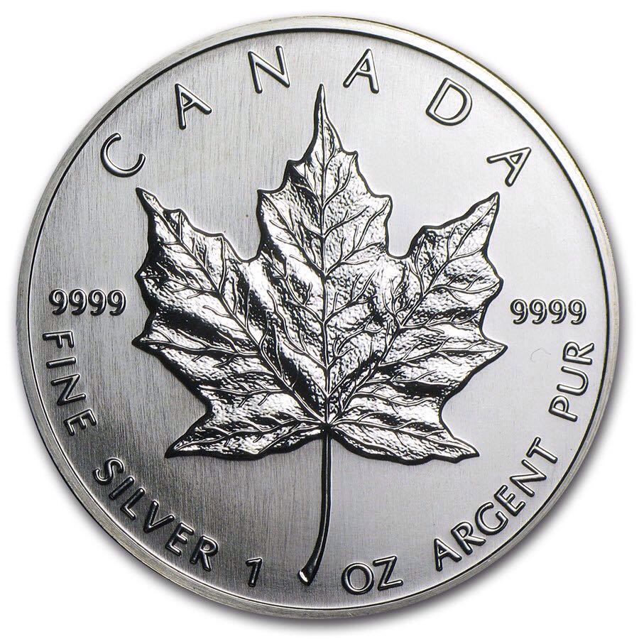 Canadian Silver Maple Leaf  coin collectible - Main Image 2