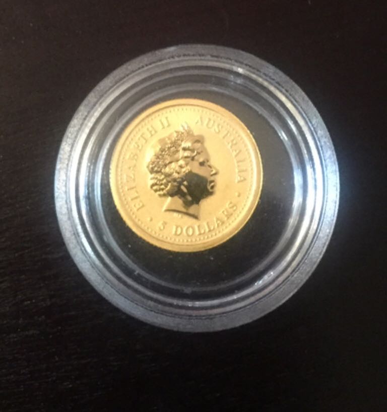 2001 Australian Nugget G$15  coin collectible - Main Image 2