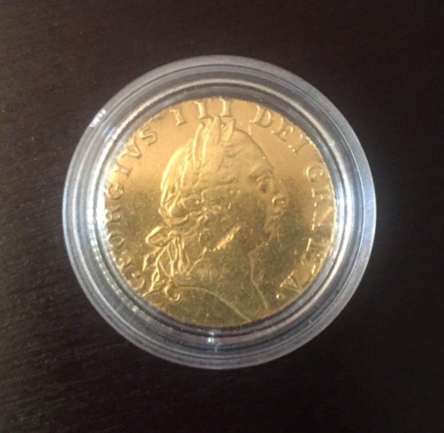 King George lll 1788 Gold Guinea  coin collectible - Main Image 2