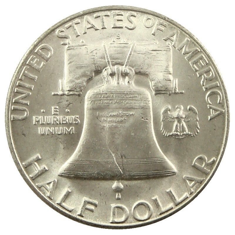 1953 S Franlklin  coin collectible - Main Image 2