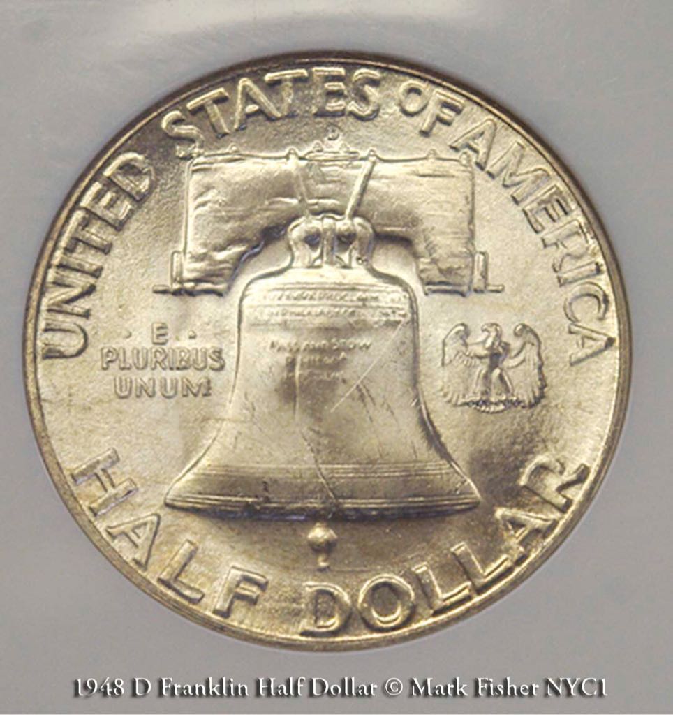 1948 P Franklin  coin collectible - Main Image 2