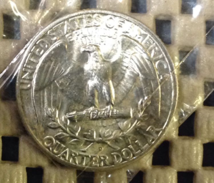 Washington Quarter Silver Uncirculated D  coin collectible - Main Image 2