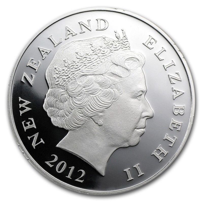 2012 1oz New Zealand  coin collectible - Main Image 2