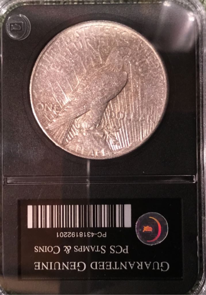 Peace Silver Dollar  coin collectible - Main Image 2
