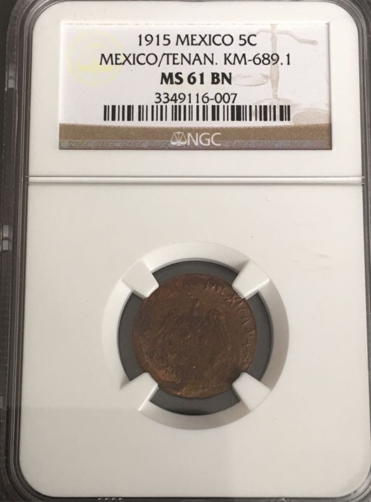 .5 Centavos Tenancingo  coin collectible - Main Image 2