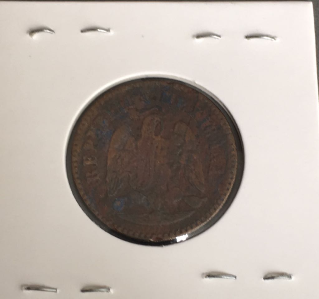 .1 Centavo Zacatecas  coin collectible - Main Image 2