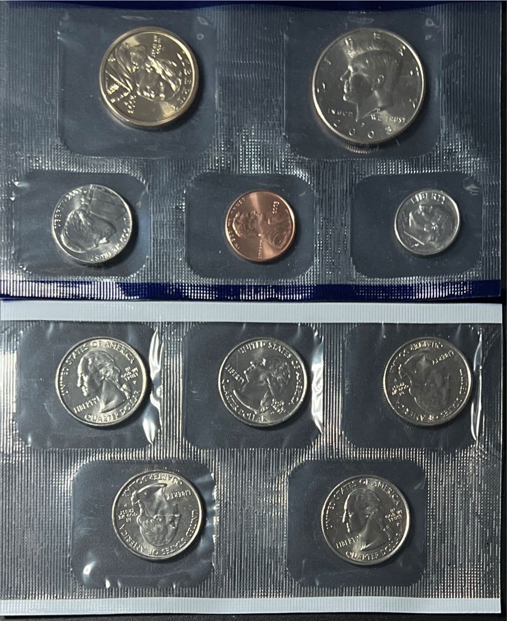 2003 US Uncirculated Mint Set  coin collectible - Main Image 2