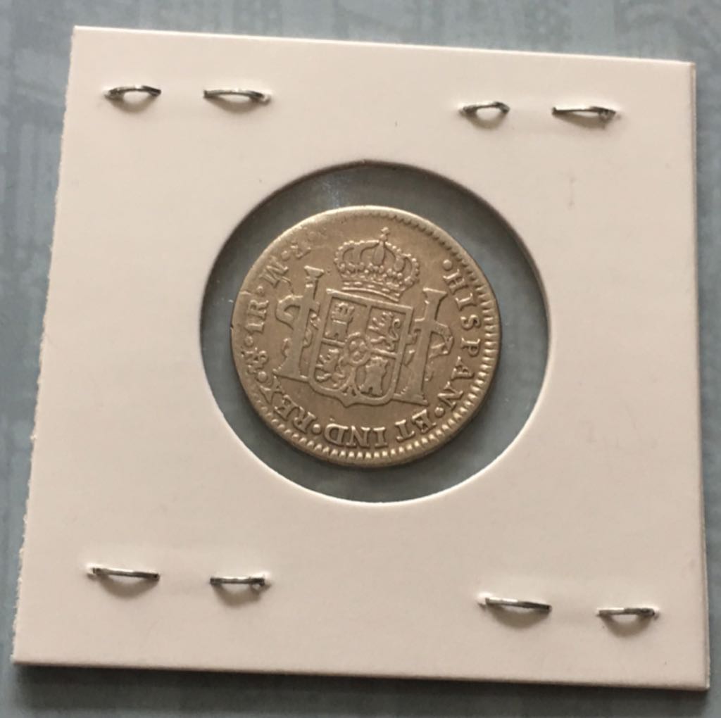 1 Real Carolus III  coin collectible - Main Image 2