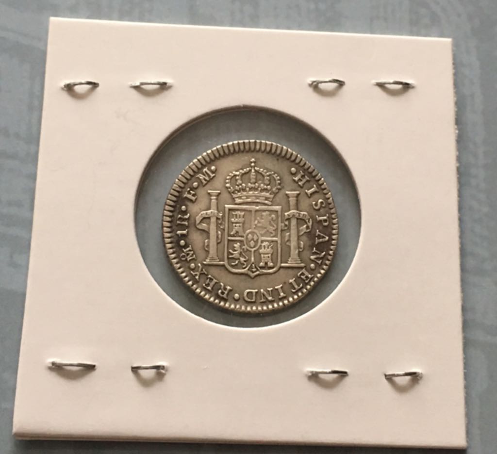 1 Real Carolus III  coin collectible - Main Image 2