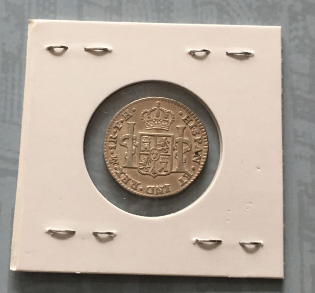 1 Real Carolus IIII  coin collectible - Main Image 2