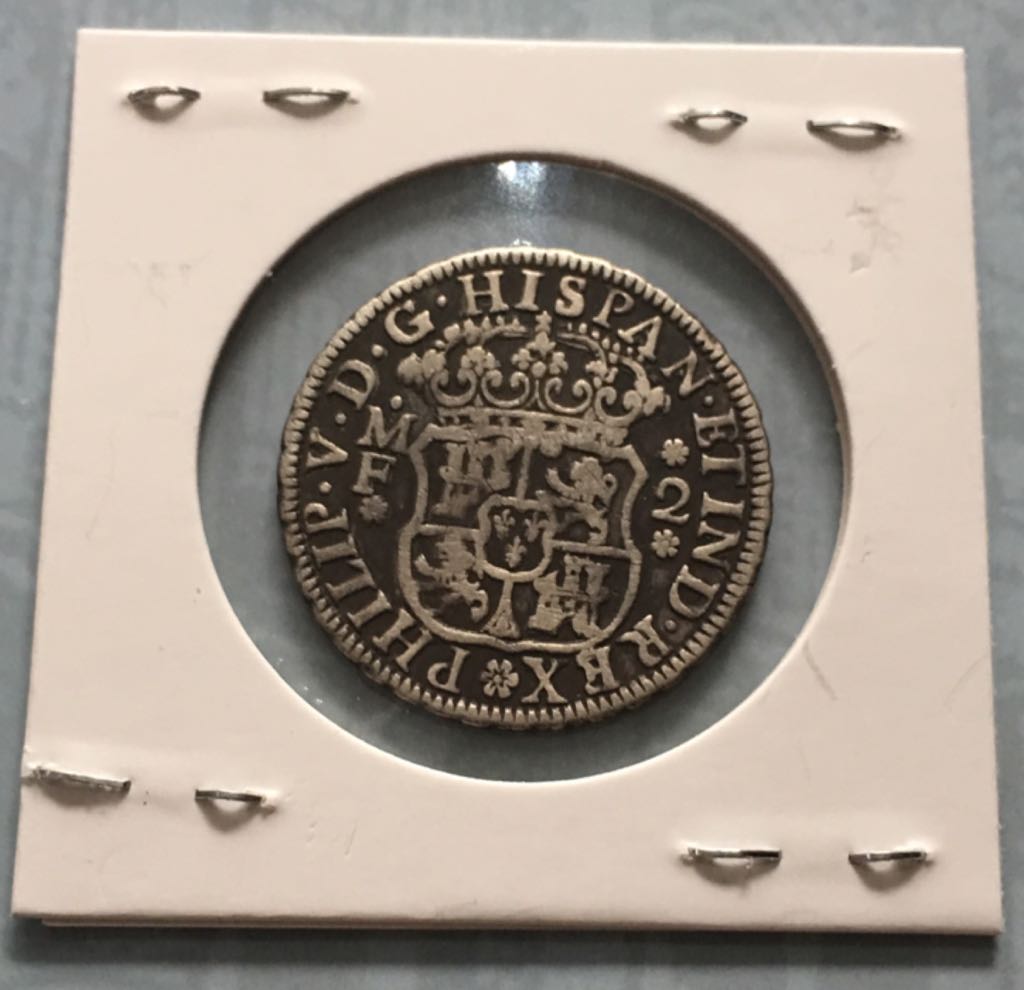 2 Reales Philip V  coin collectible - Main Image 2