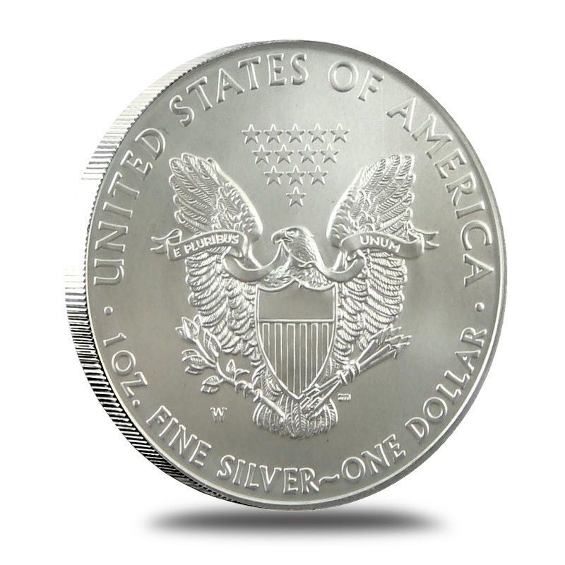 2011 Silver Eagle W Uncirculated  coin collectible - Main Image 2