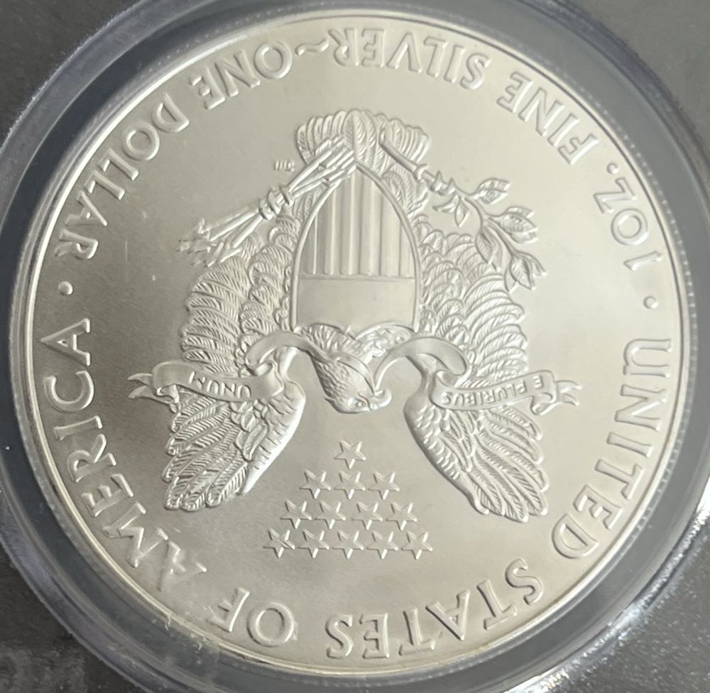 2009 Silver Eagle P  coin collectible - Main Image 2