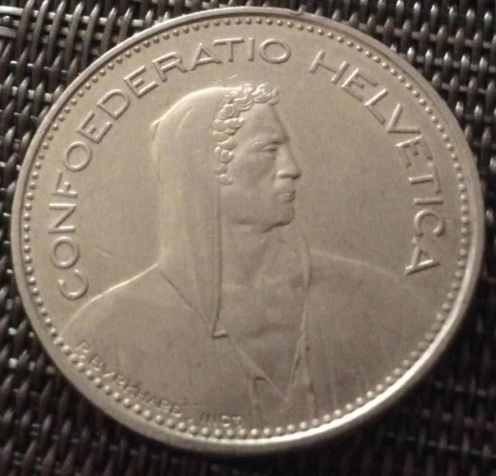 Switzerland 5 Franc  coin collectible - Main Image 2