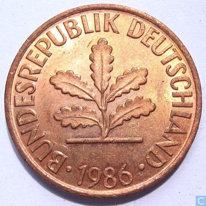 German 2 Pfennig  coin collectible - Main Image 2
