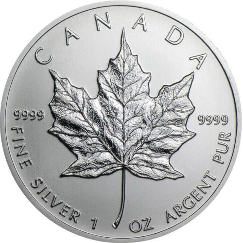 Canadian Silver Maple Leaf coin collectible - Main Image 2