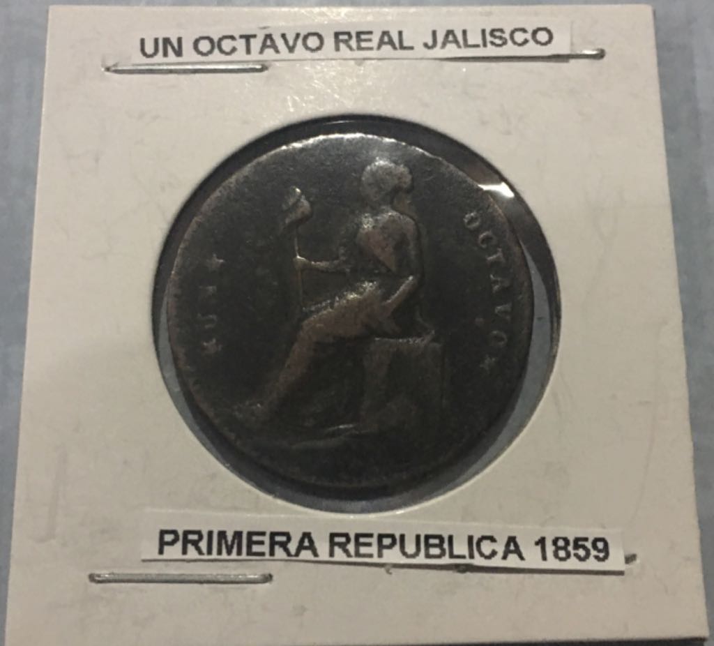 1/8 Real Jalisco  coin collectible - Main Image 1