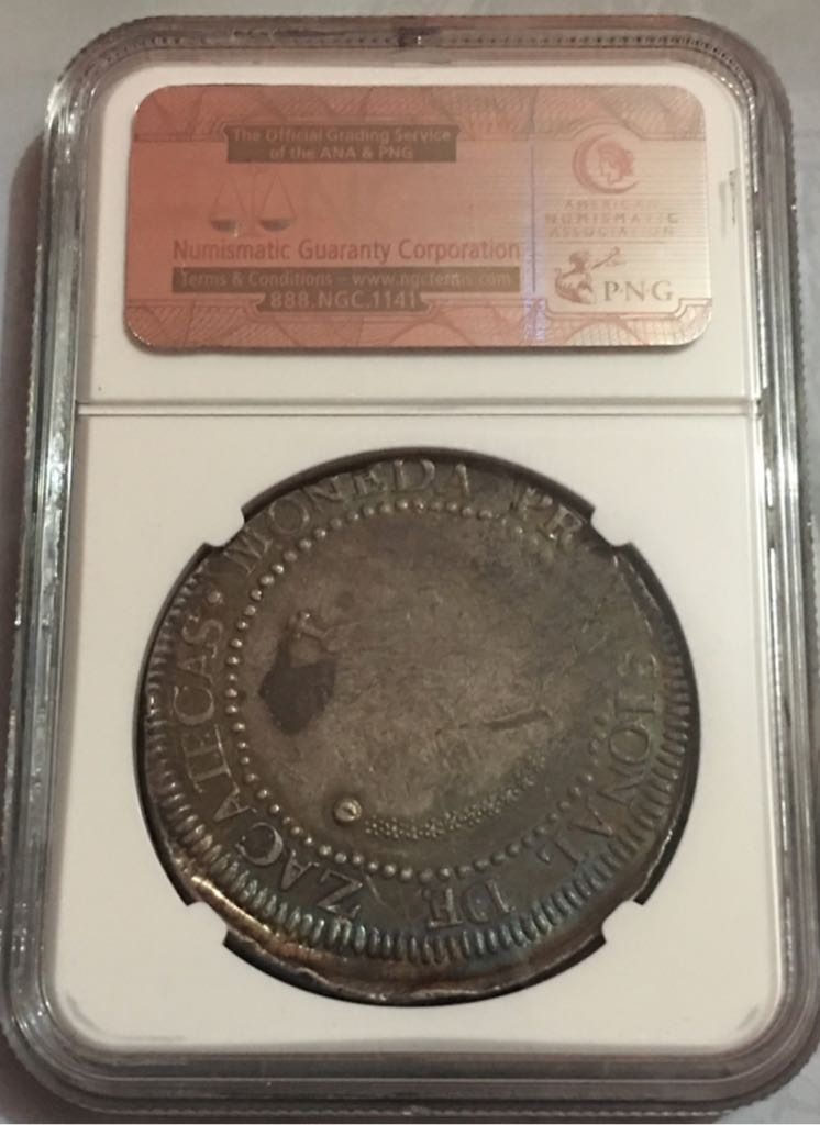 8 Reales Zacatecas (LVO)  coin collectible - Main Image 2