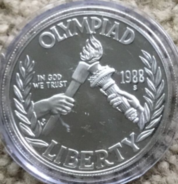 Commemorative Olympic coin collectible - Main Image 1