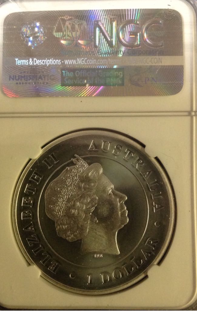 Australia Funnel-Web Spider NGC MS70 Silver Coin  coin collectible - Main Image 2