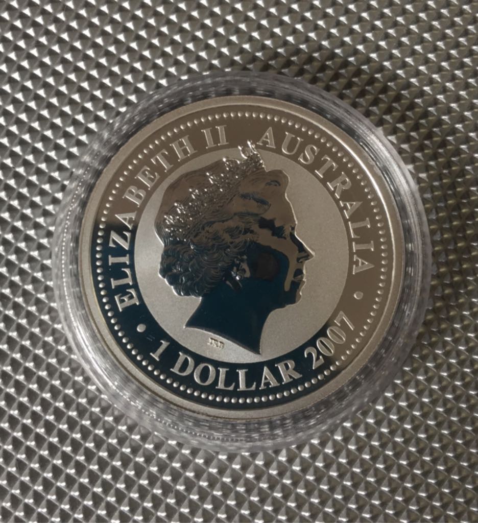 1oz Silver Year Of The Ox Australian Dollar  coin collectible - Main Image 2