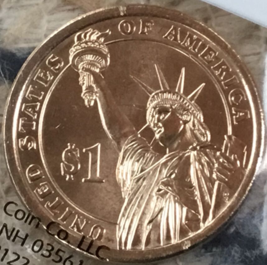 Dollar Presidential Golden 22nd  coin collectible - Main Image 2