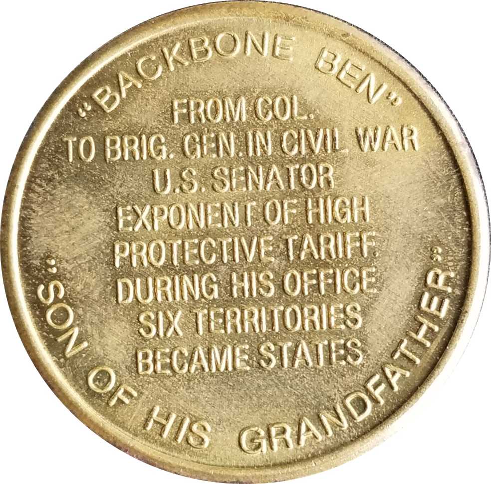 23rd Presidential Benjamin Harrison  coin collectible - Main Image 3