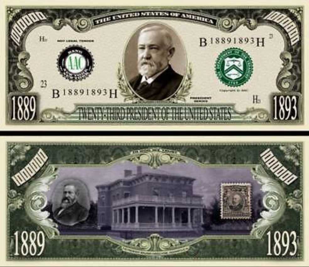 23rd Presidential Benjamin Harrison  coin collectible - Main Image 4